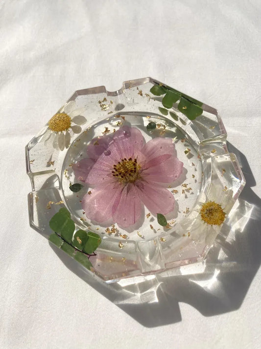 Flower and Fern Ashtray