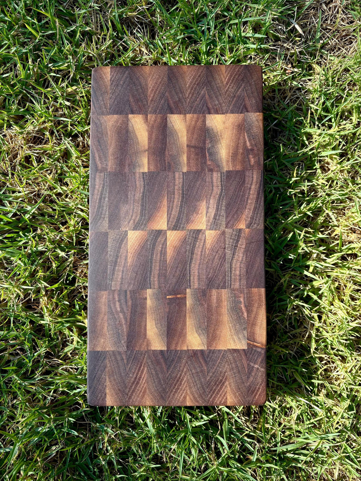Handmade Walnut End Grain Cutting Board, Artisan Prep Board, Cheese Serving Tray