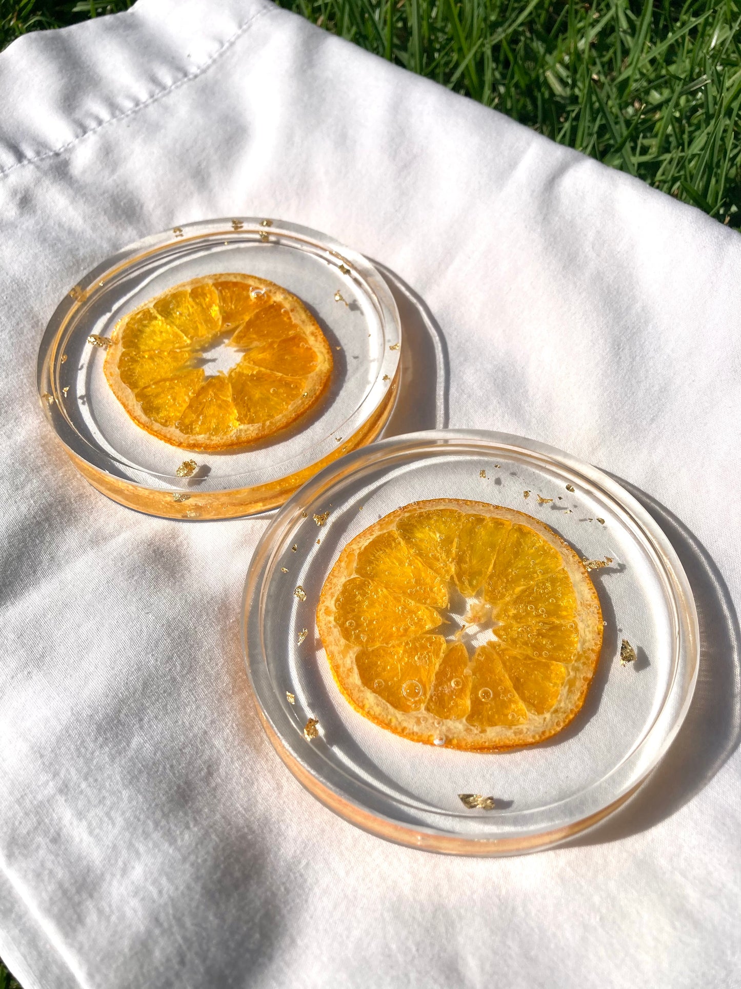 Orange Citrus Coasters