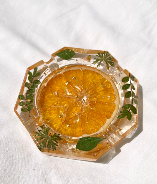 Citrus and Fern Ashtray