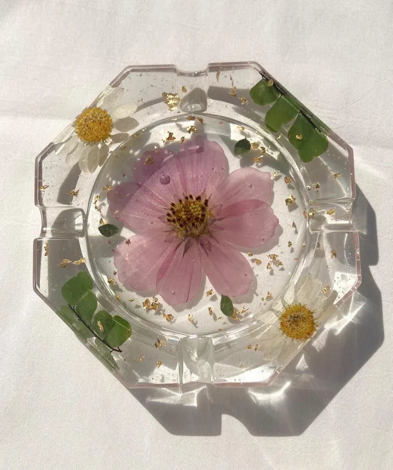 Flower and Fern Ashtray