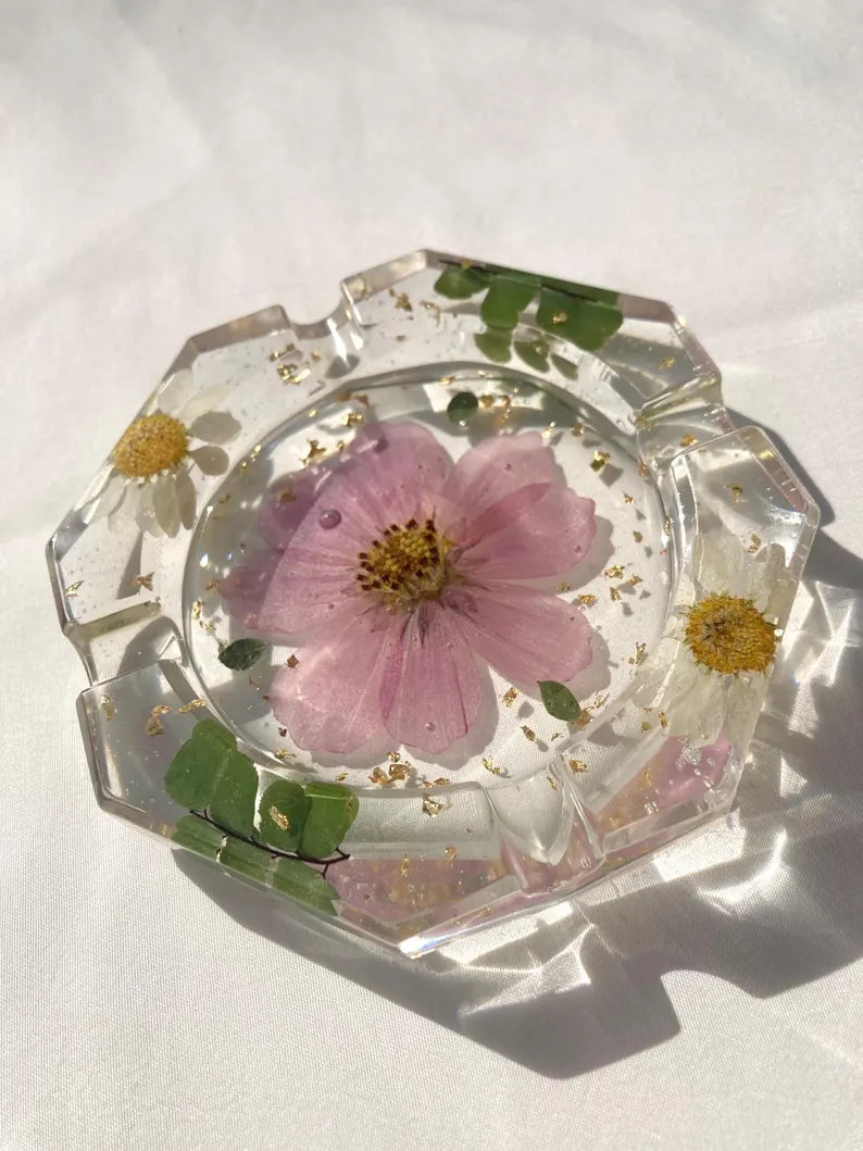 Flower and Fern Ashtray