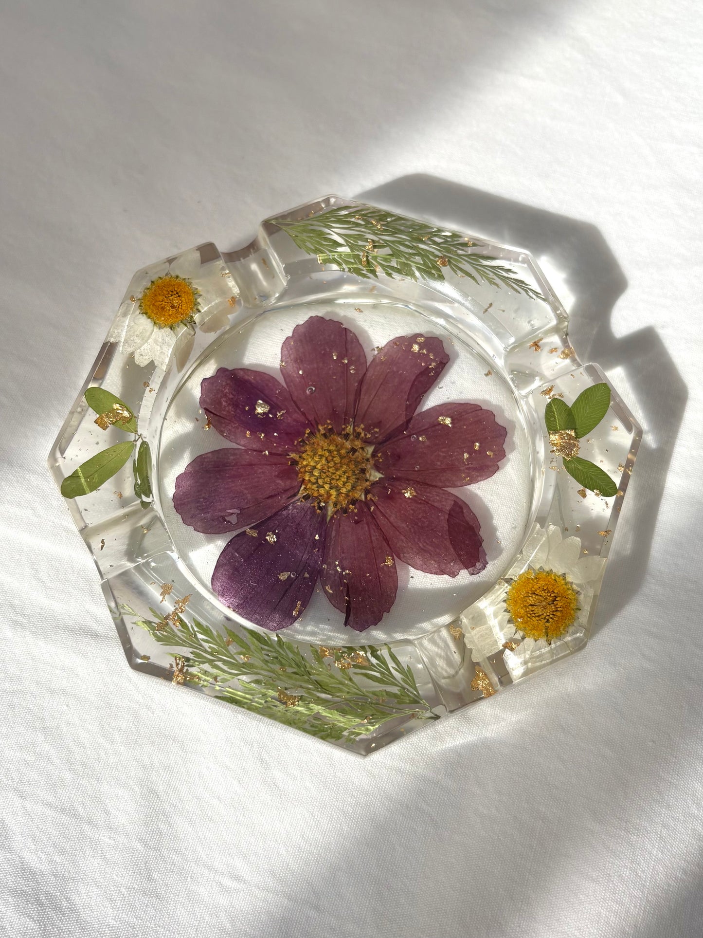 Flower and Fern Ashtray
