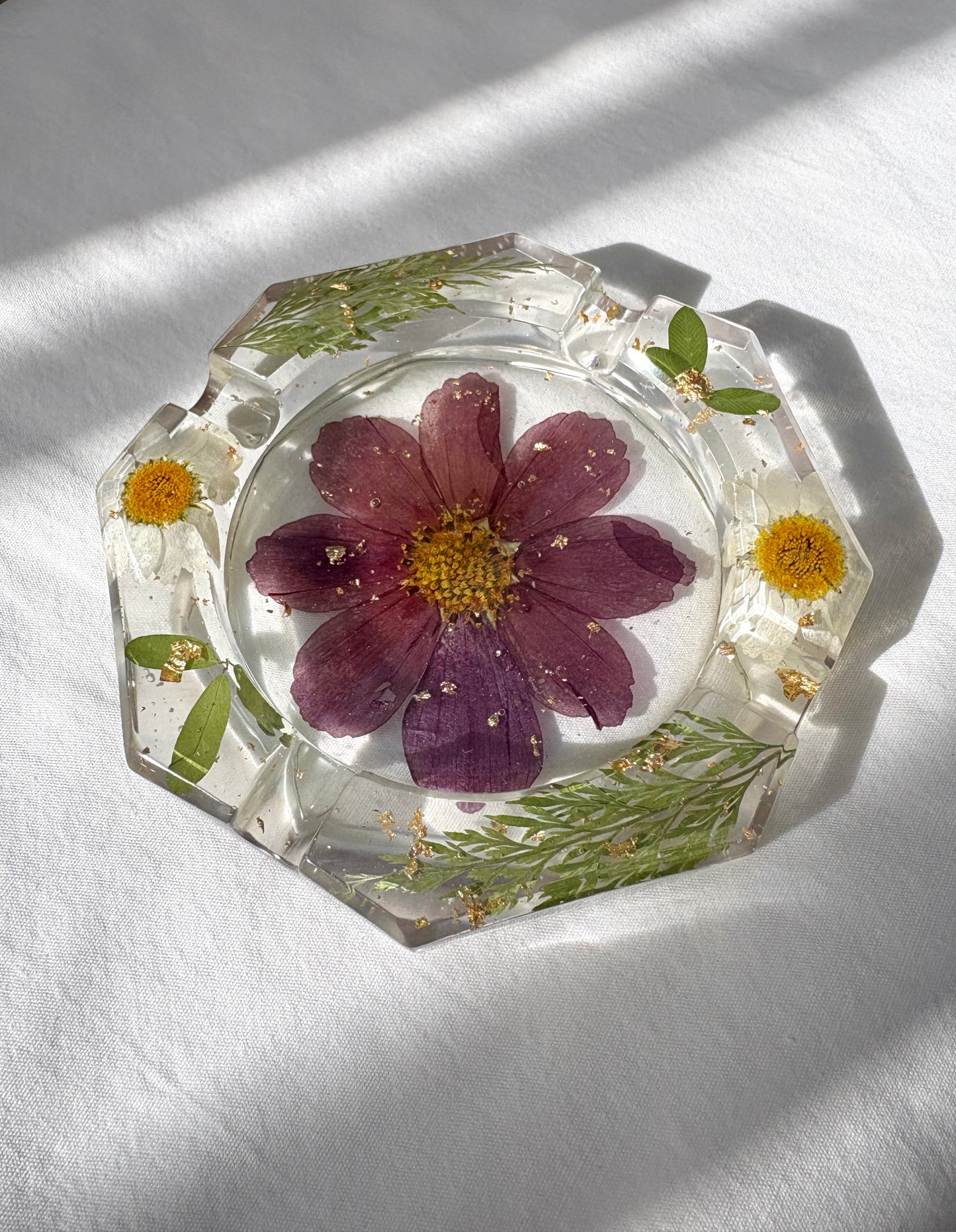 Flower and Fern Ashtray