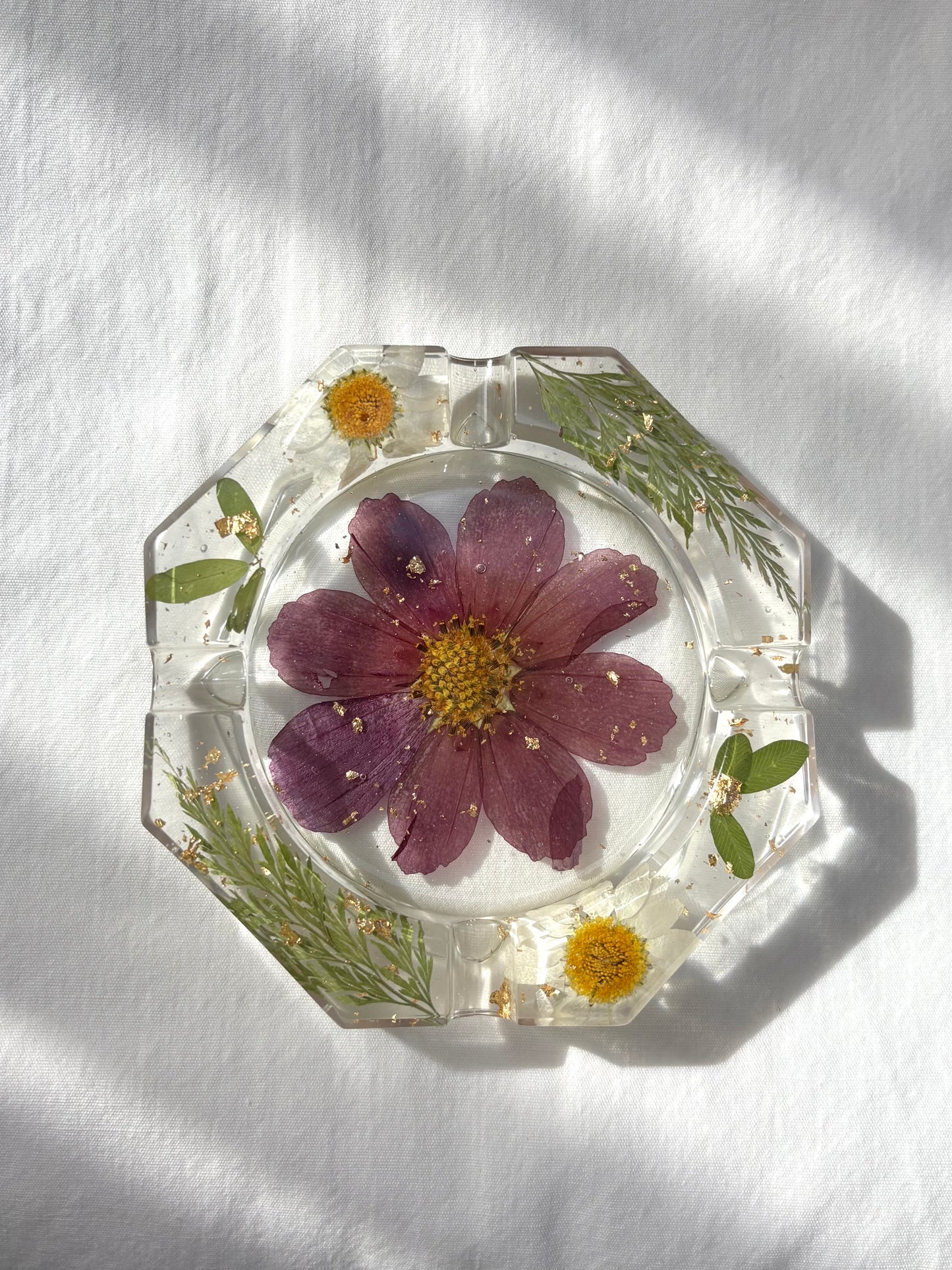 Flower and Fern Ashtray